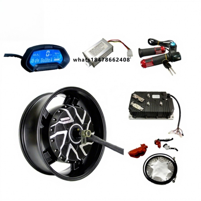 Most Powerful 12000W Double Ax - 12000W Electric Motorcycle Hub Motor recension och pris
