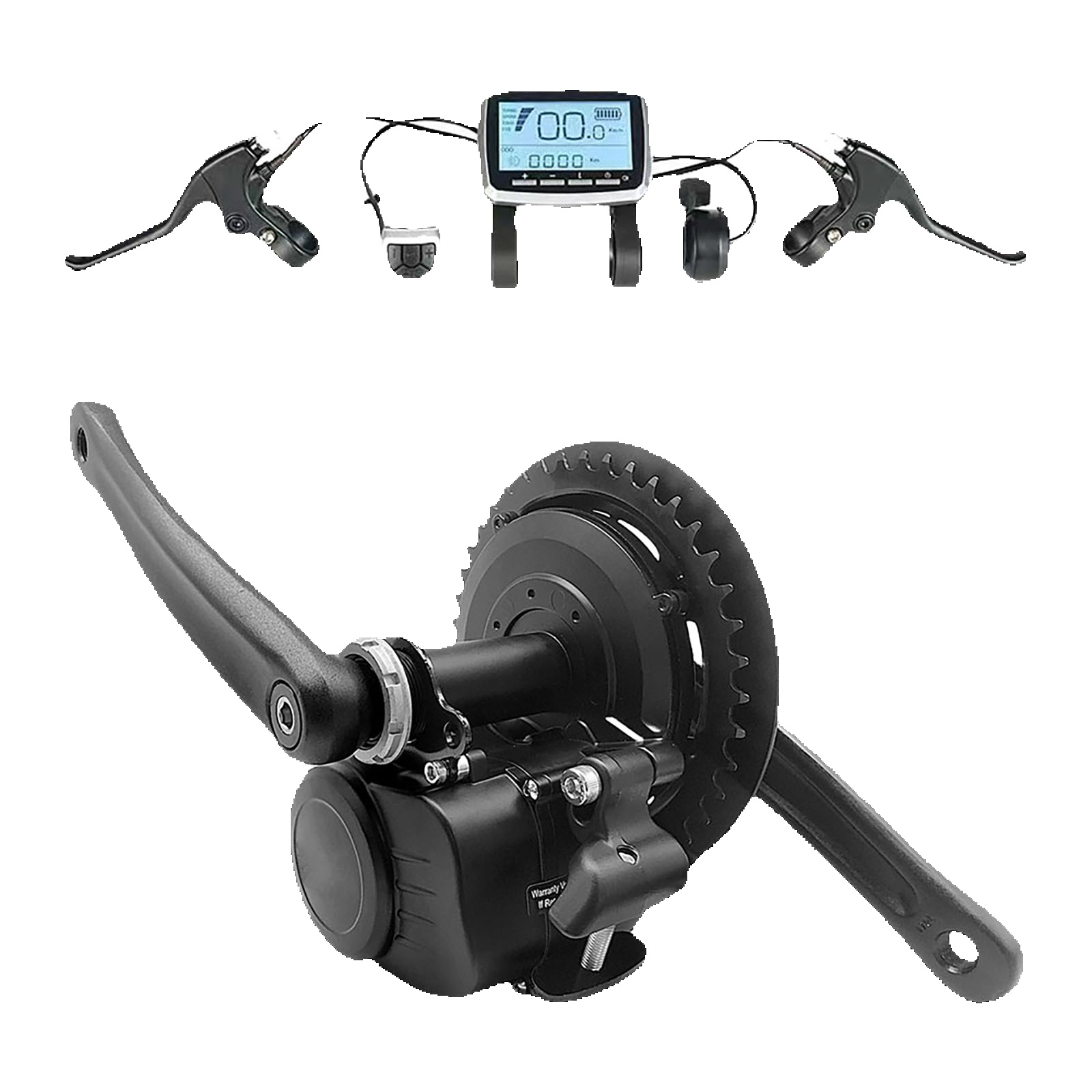 New Version Tongsheng 48V 500W - Torque Sensor Mid Drive Motor Kit recension och pris